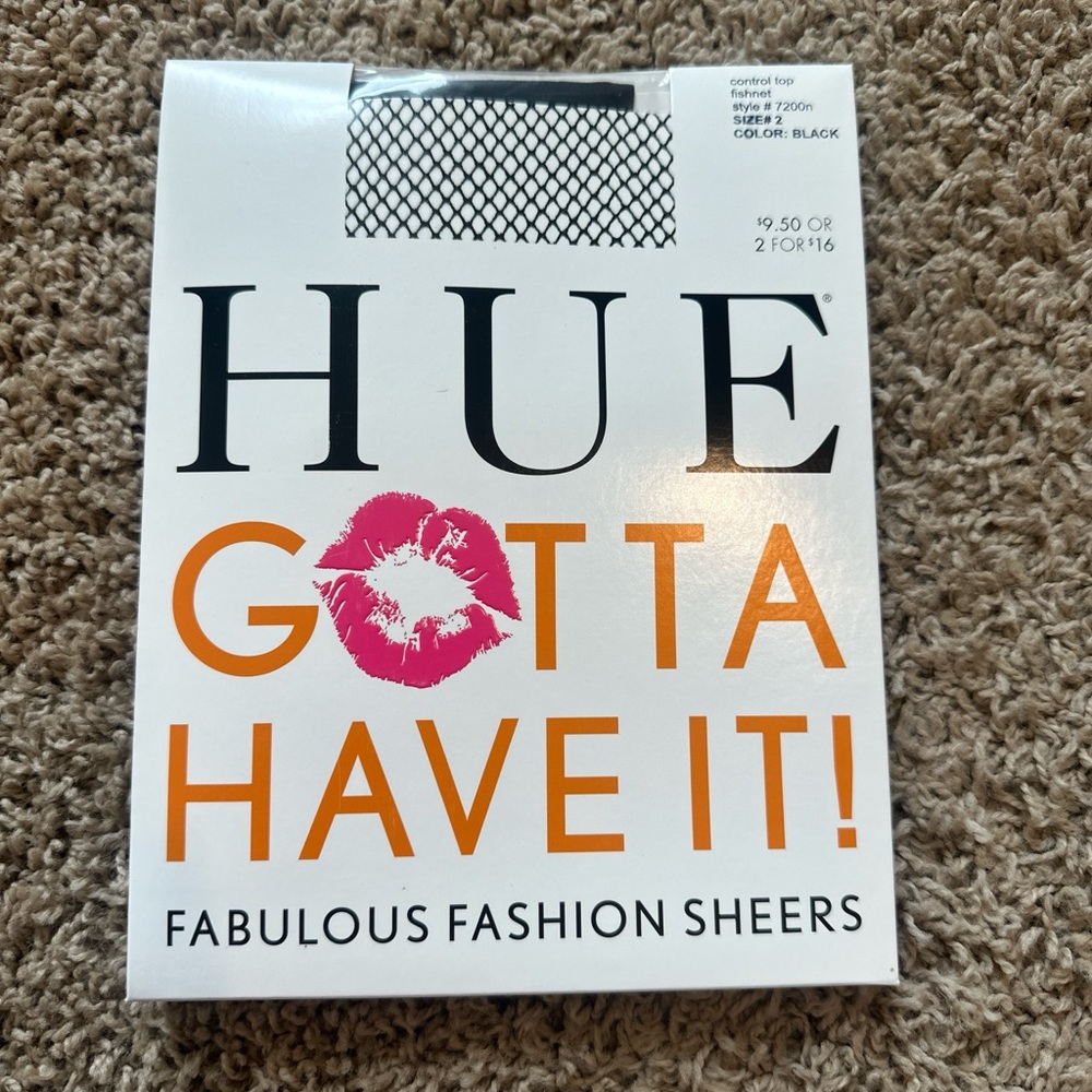 HUE Fabulous Fashion Sheers - Black